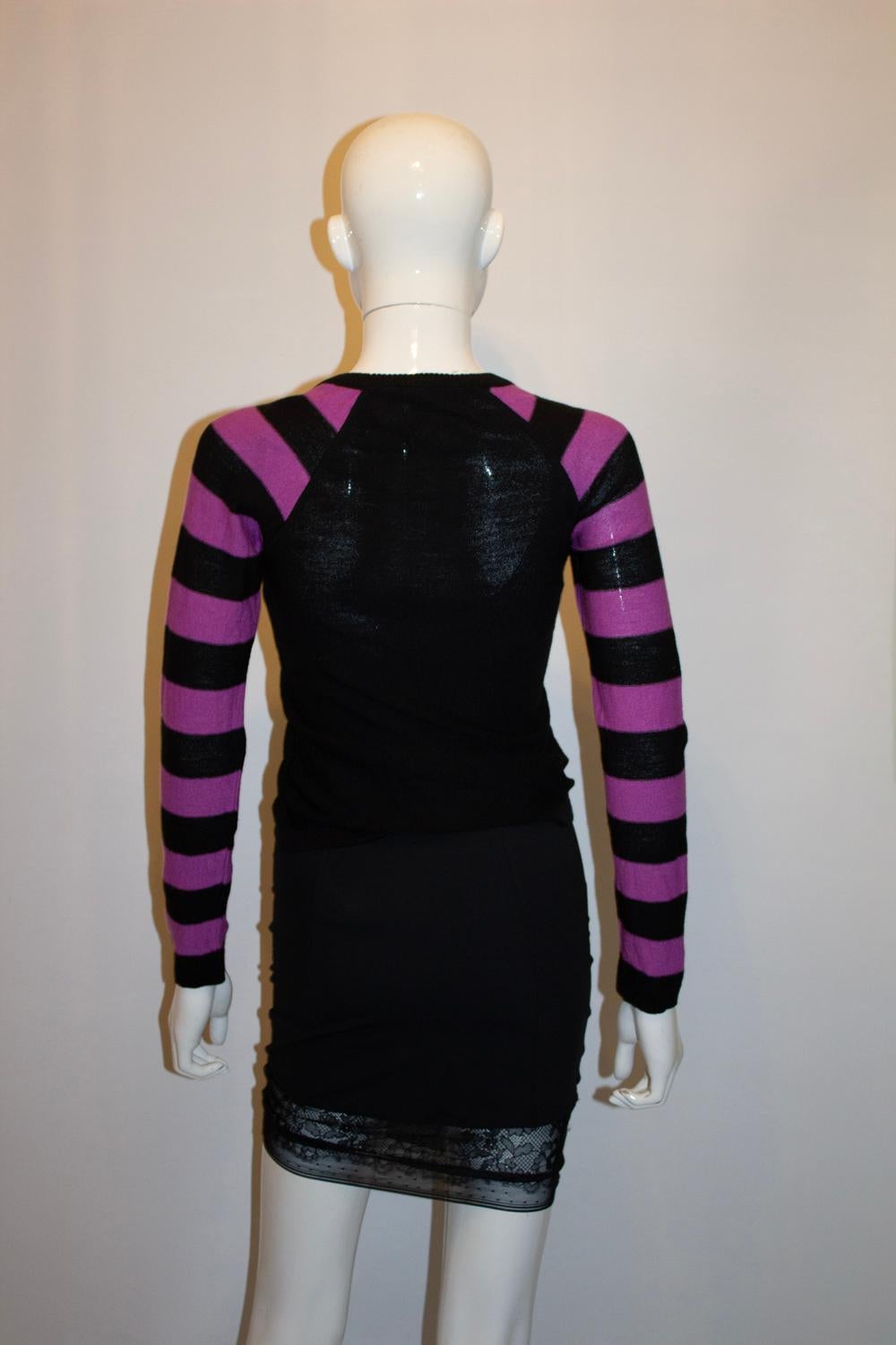Vintage Sonia Rykiel Zigarettenpullover im Zustand „Gut“ im Angebot in London, GB