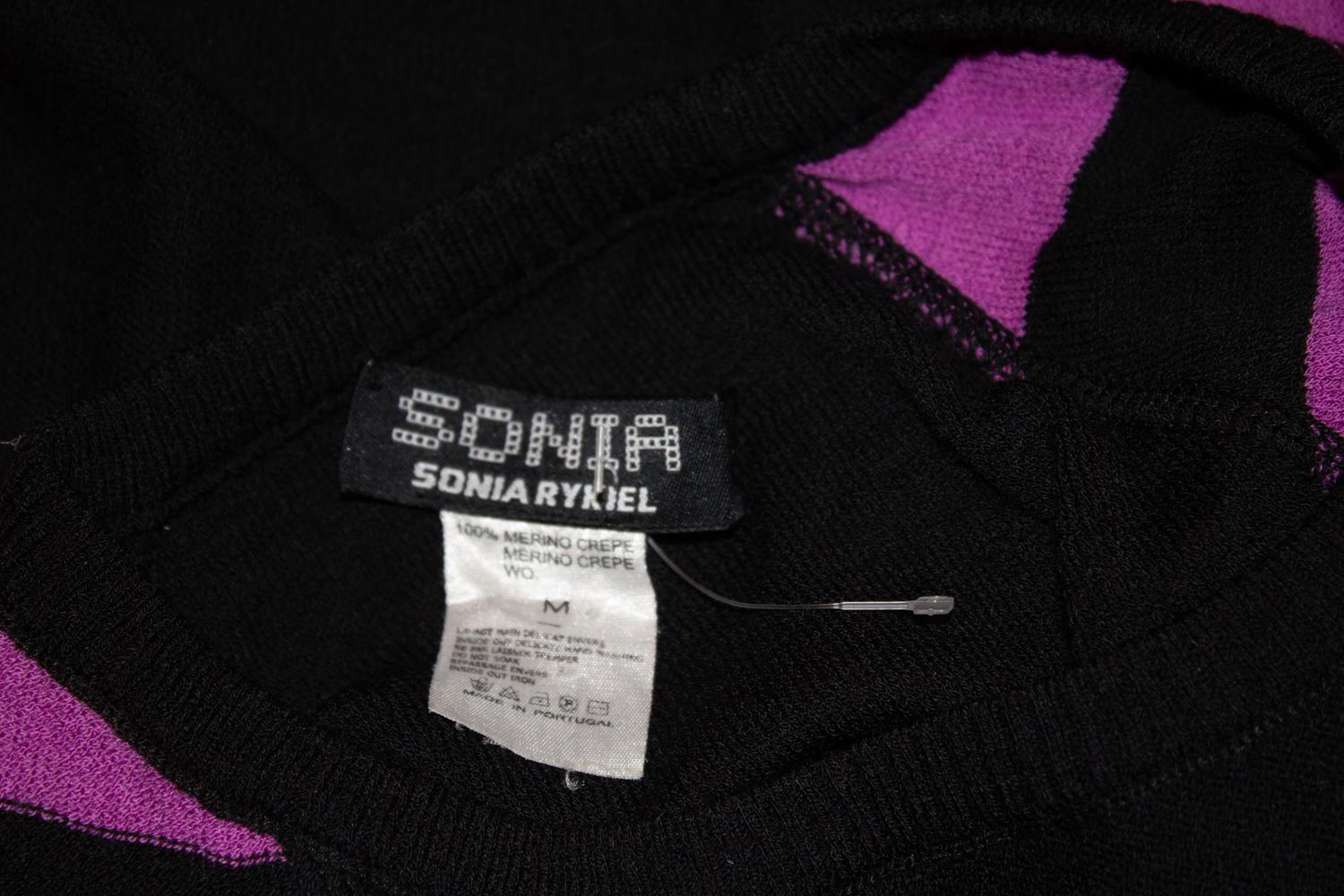 Vintage Sonia Rykiel Zigarettenpullover im Angebot 1