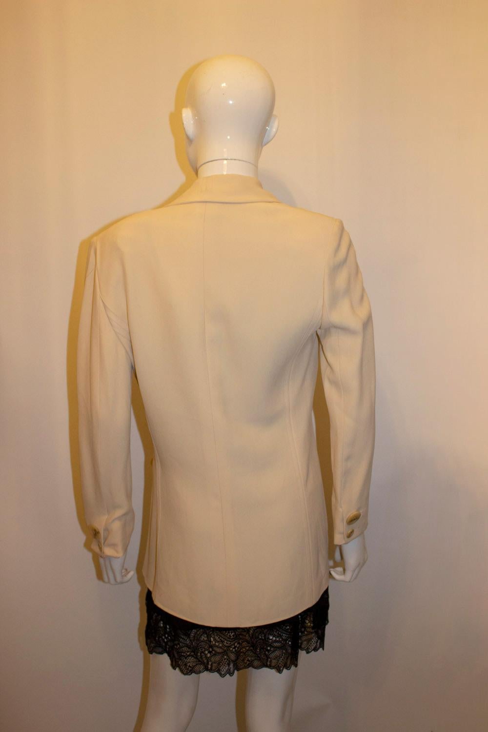 Vintage Sonia Rykiel Ivory Jacket For Sale 1