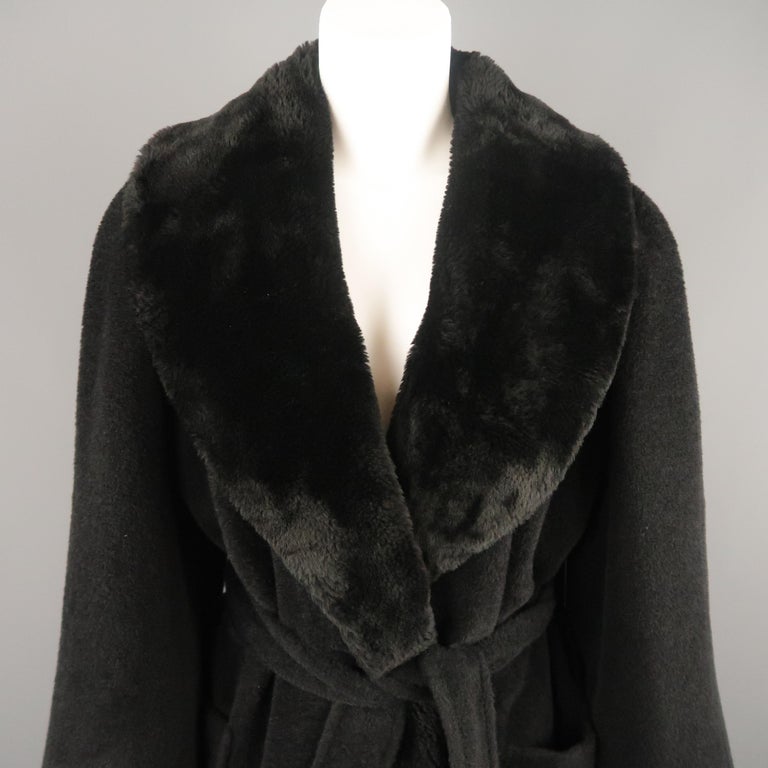 Fur Shawl Black - Softy Fur