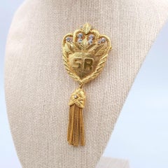 Vintage Sonia Rykiel Tassel Pin 1990s