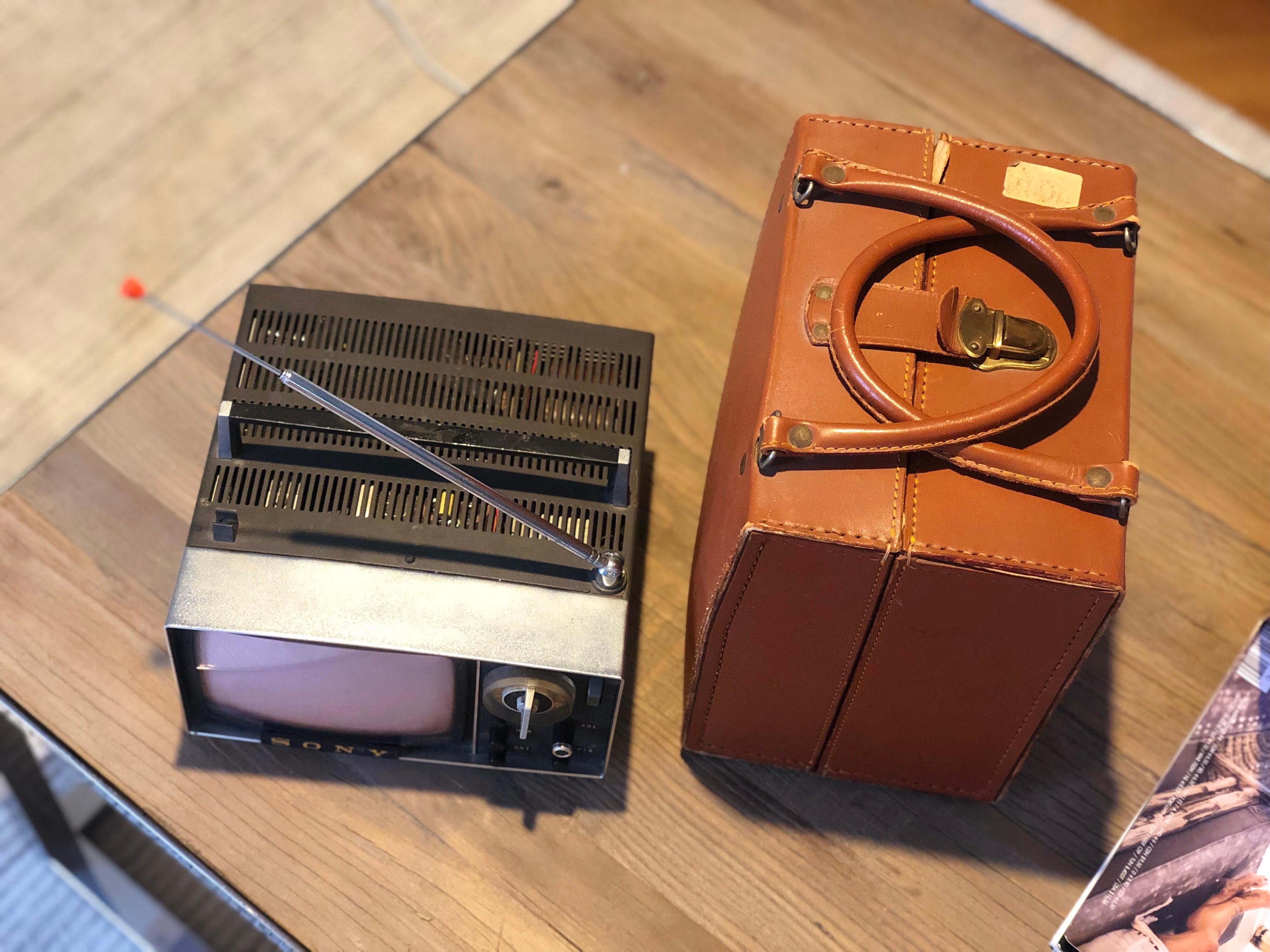 Mid-Century Modern Vintage Sony 5-303W Micro TV, 1959, Japan