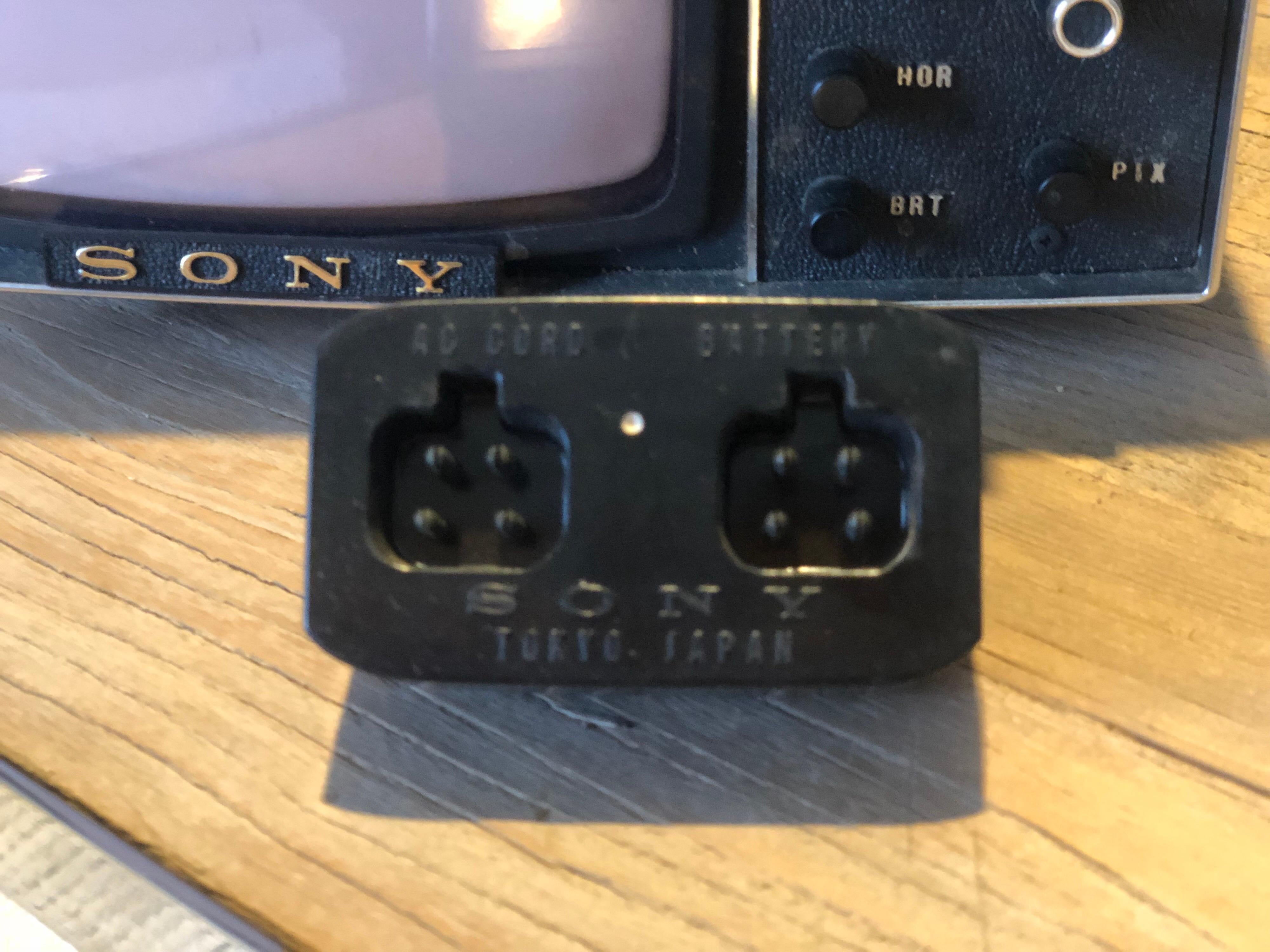 Japanese Vintage Sony 5-303W Micro TV, 1959, Japan