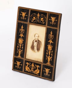 Vintage Sorrento Olive Wood Rectangular Portrait Photo Frame 19.