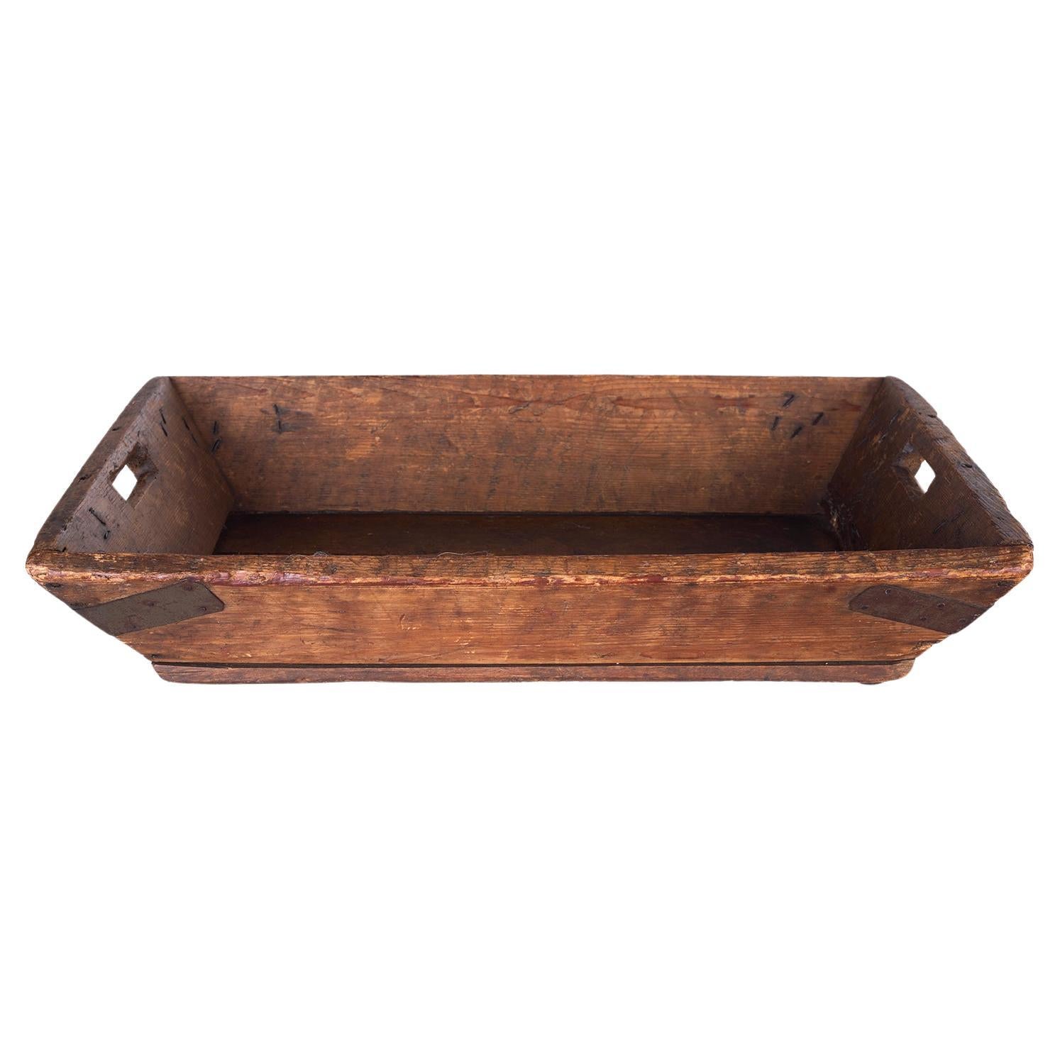 Vintage Sorting Tray with Banded Corners