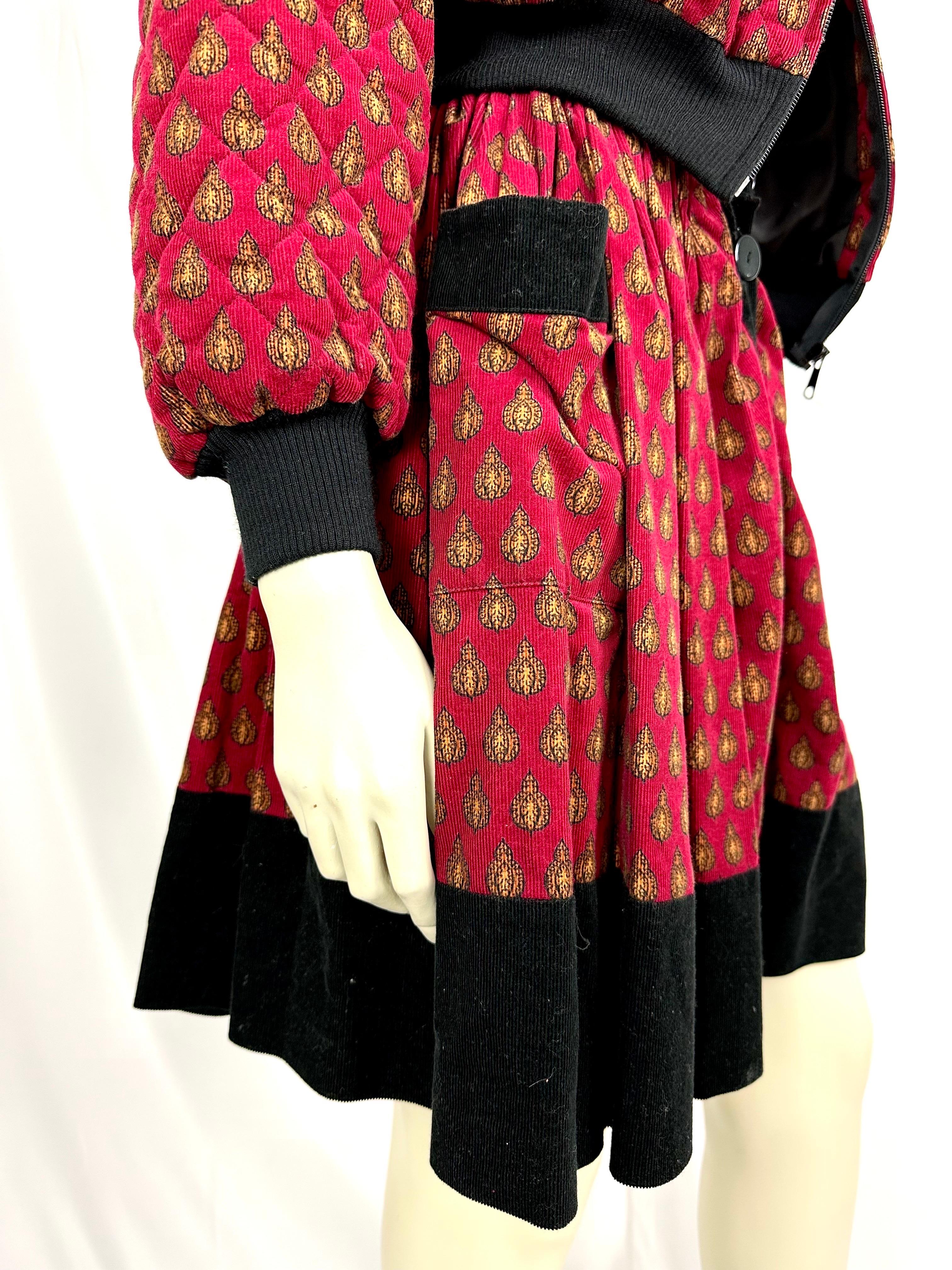 Vintage Souleiado set in provencal fabrics velvet For Sale 1