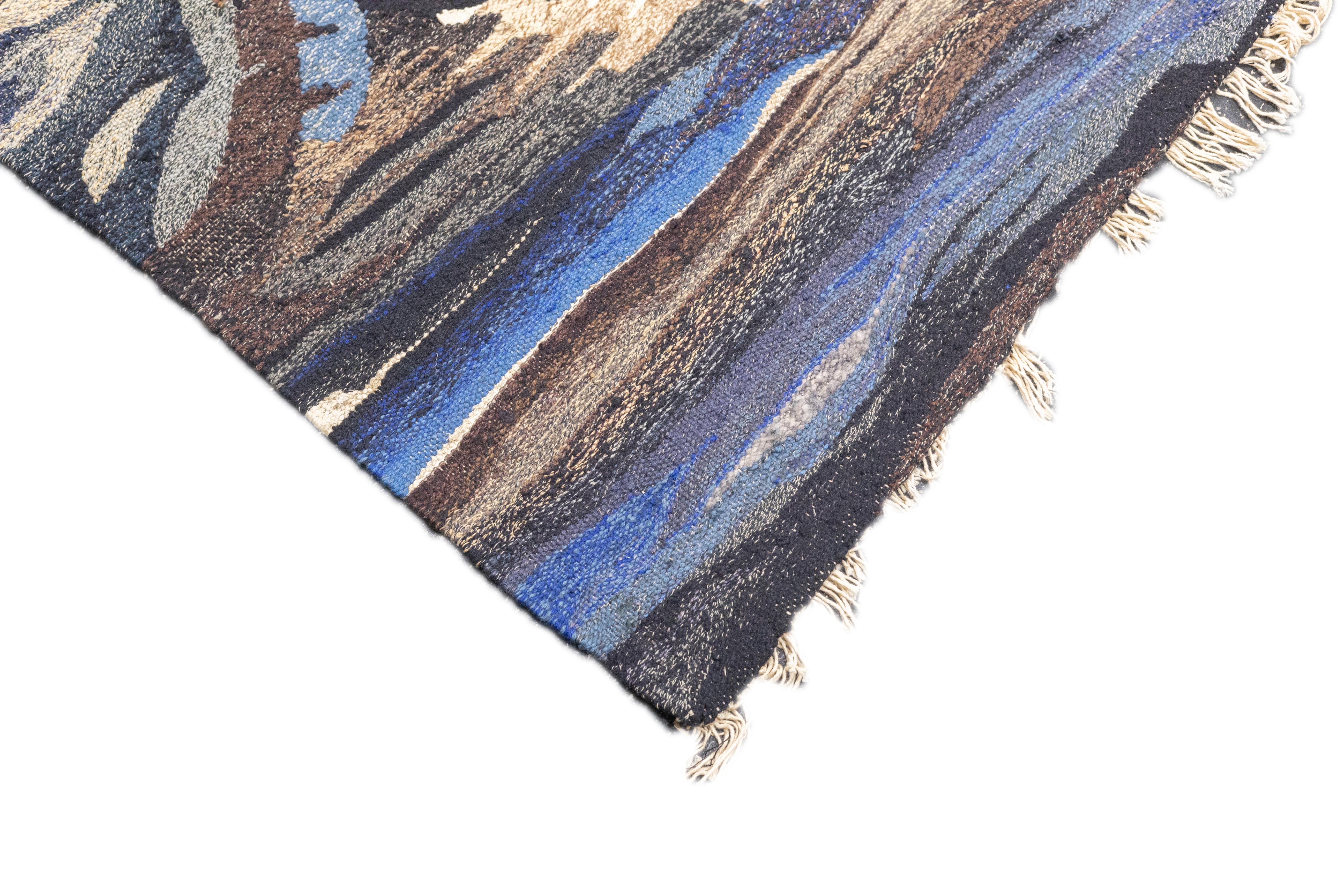 Vintage Südamerikanisch Zeitgenössisch Signiert Teppich 4'9'' x 4'10'' (Uruguayisch) im Angebot