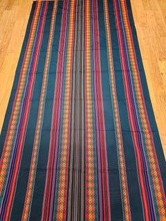 Vintage South American Hand-woven Textile Panel Tapestry