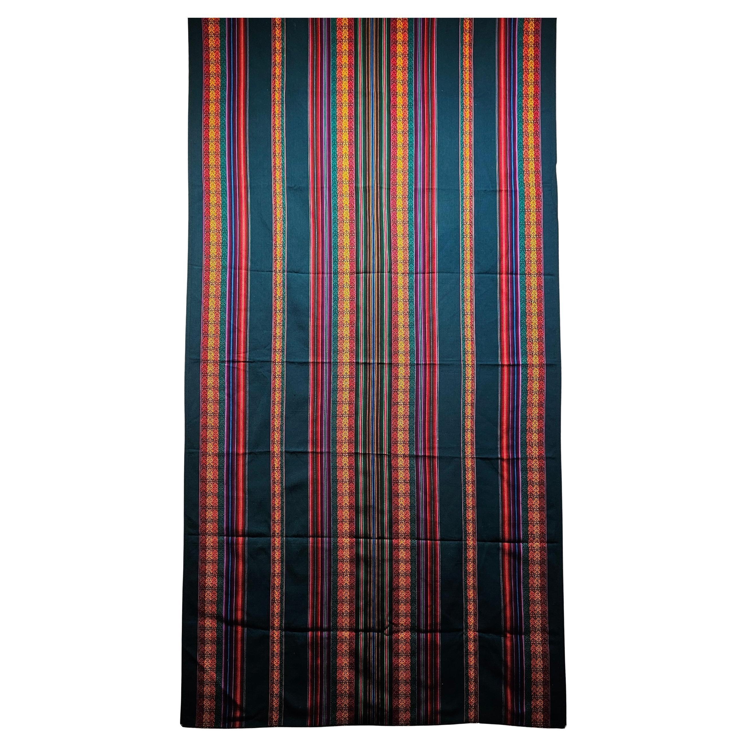 Vintage South American Hand-woven Textile Panel Tapestry