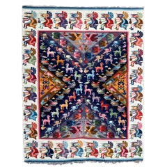 Vintage South American Tapestry Kilim