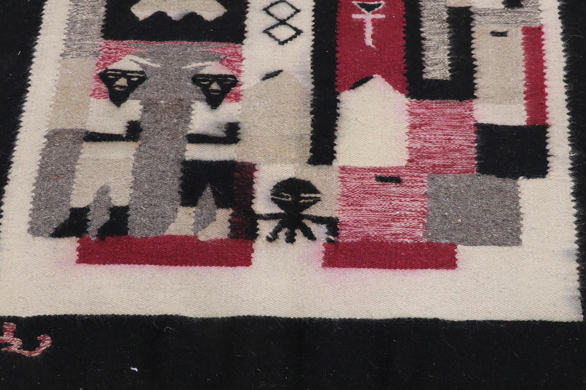 Hand-Woven Vintage South American Textile For Sale