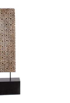 Vintage South Asia Architectual Panel on Museum Mount