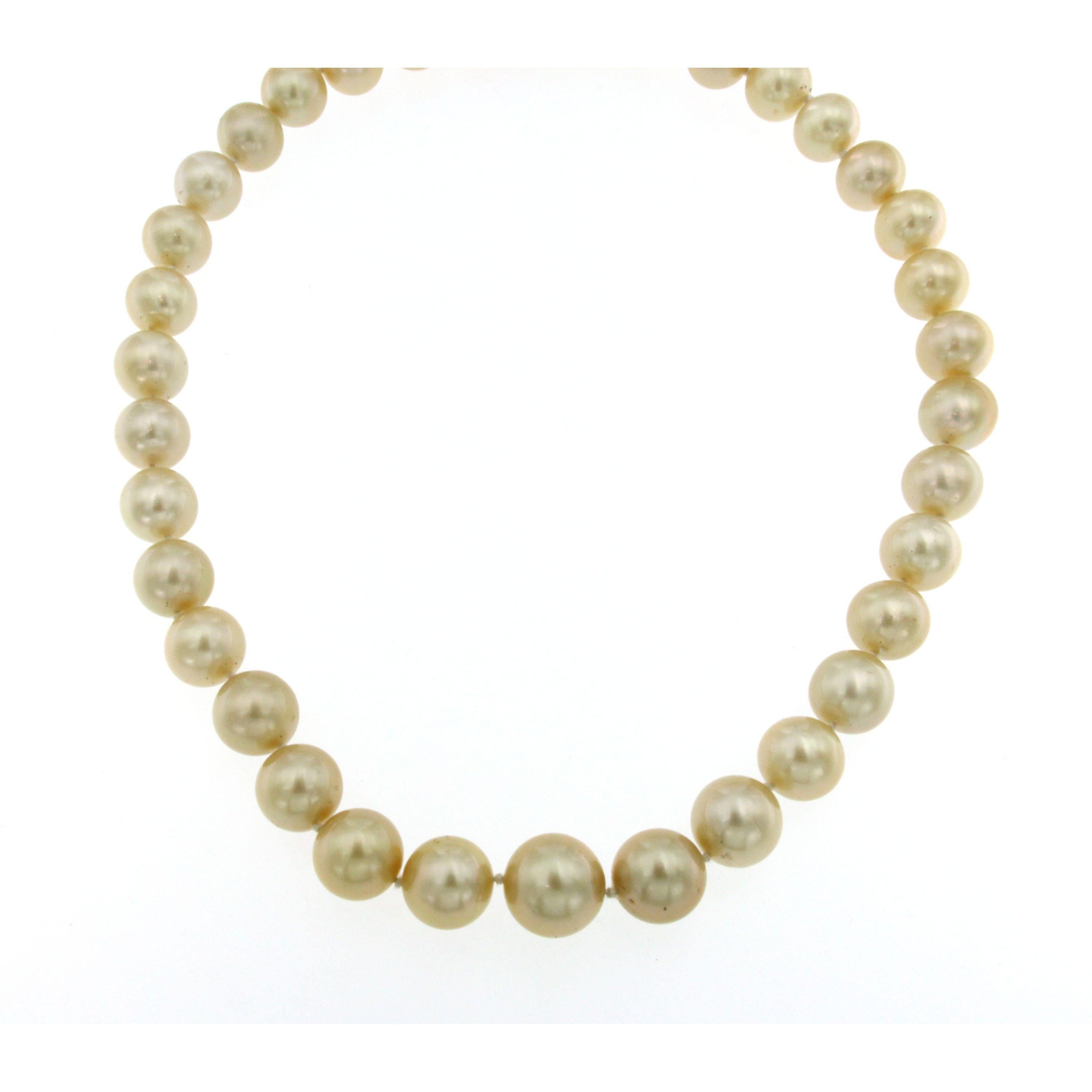 antique south sea pearl necklace