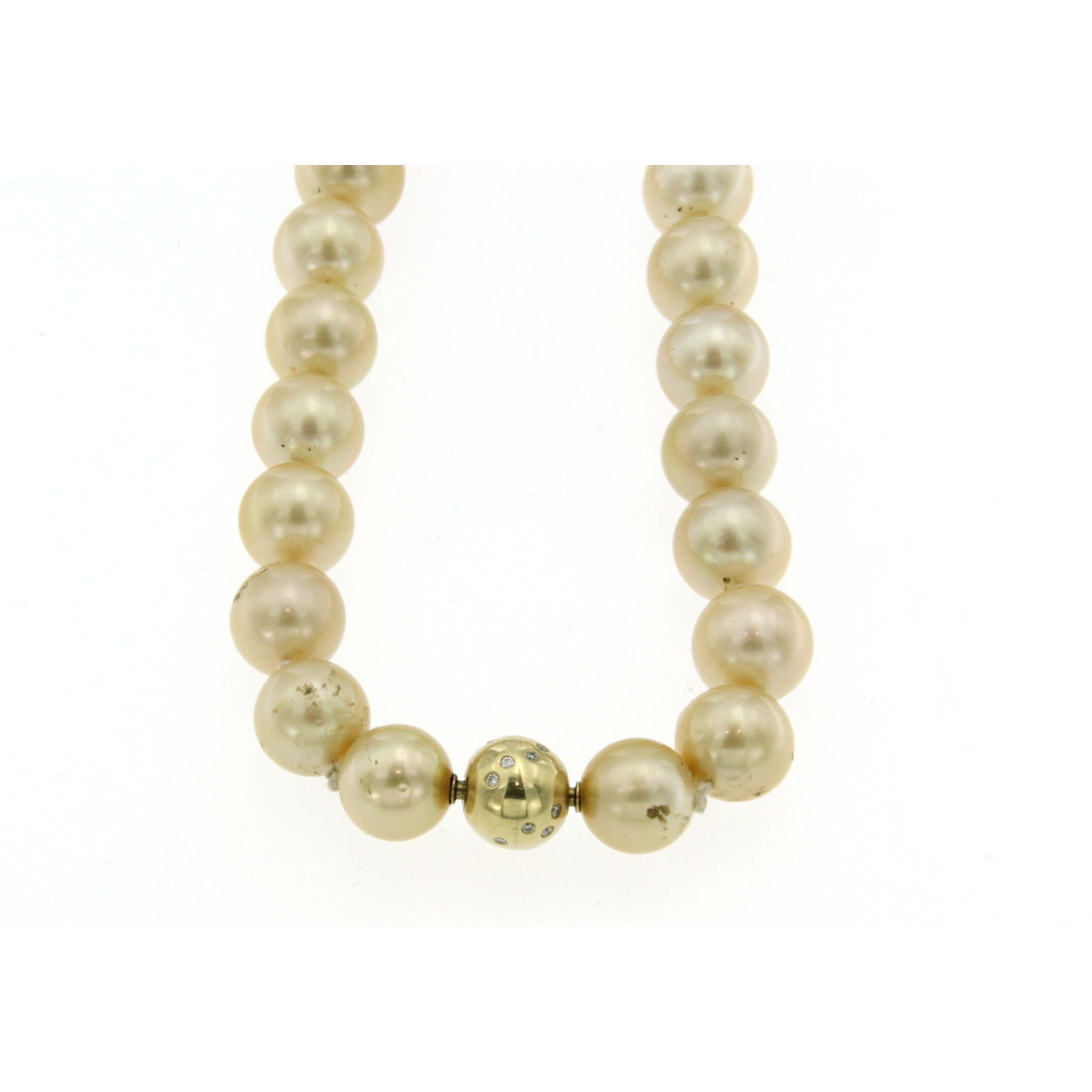vintage south sea pearl necklace