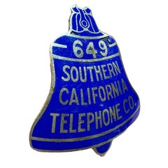 Vintage Southern California Telephone Company Badge