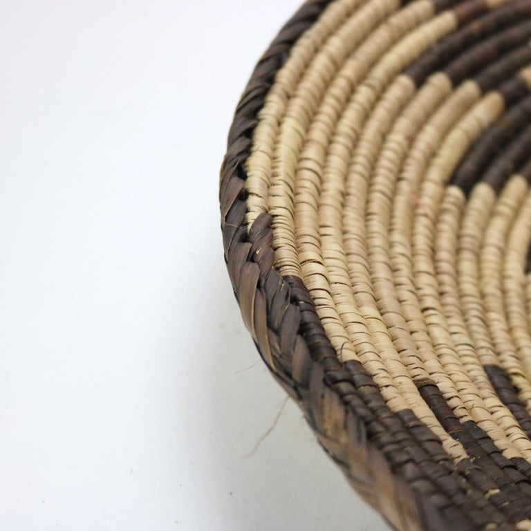 Panier Ancien Tissé Navajo Amérindien Sud-ouest Vers 1900 - Occasion Authentique