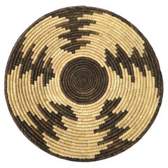 Panier en roseau tressé Vintage Southwest Native American 20thC