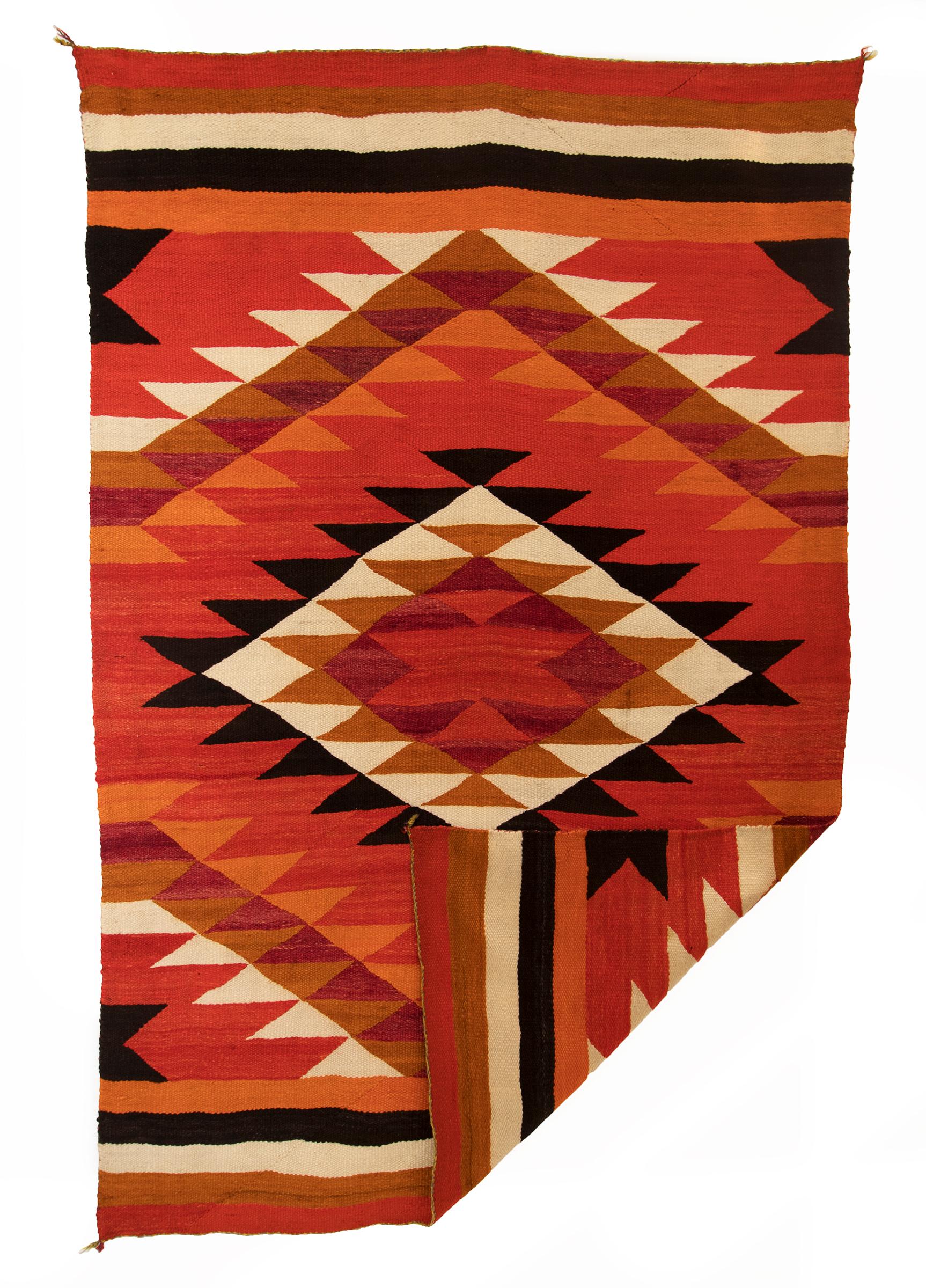 navajo wearing blanket