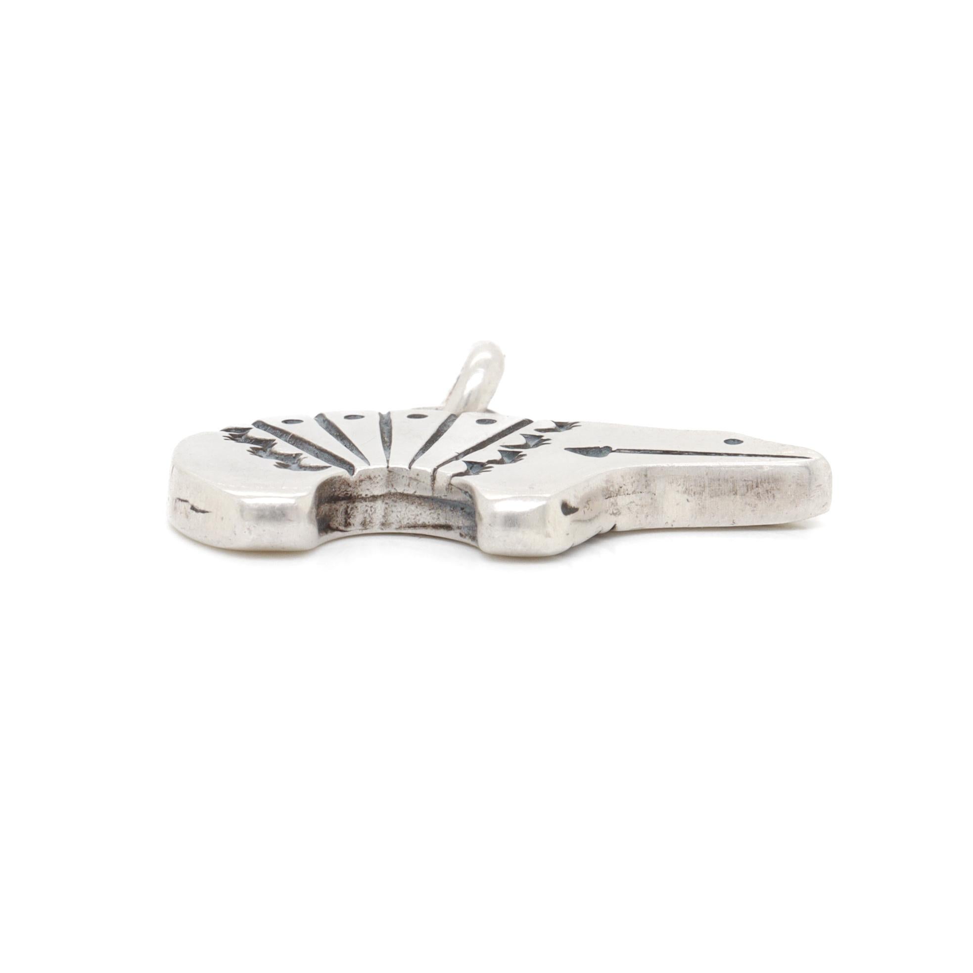 Colgante vintage de oso de plata de ley del suroeste para un collar en venta 7