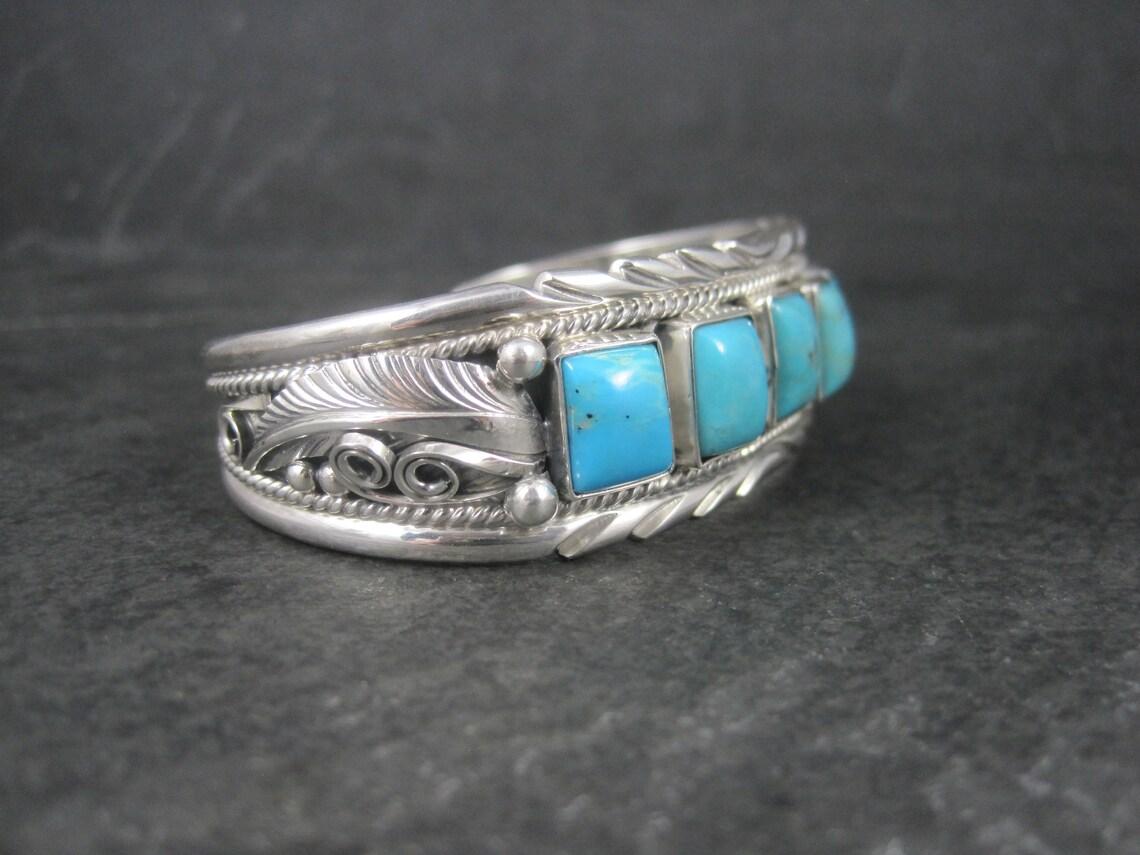 vintage turquoise cuff bracelet