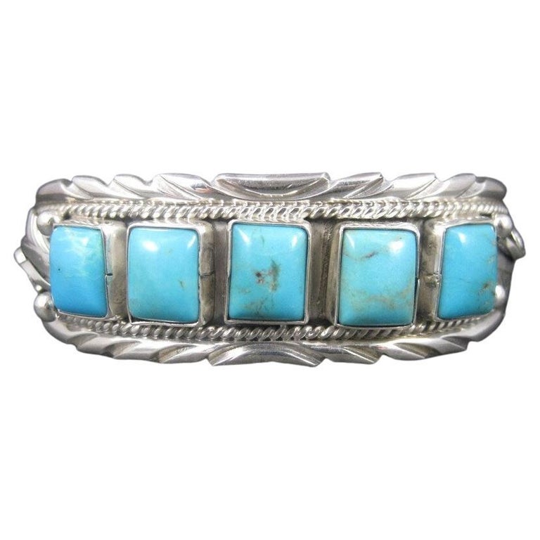 Antique Turquoise Bracelets - 625 For Sale at 1stDibs | turquoise cuff  bracelets, turquoise jewelry bracelets, sterling silver turquoise bracelet