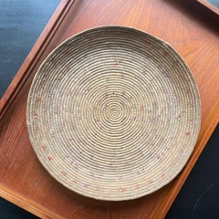 Ciotola a spirale in stile sud-occidentale d'epoca del Midcentury American Modern Craft