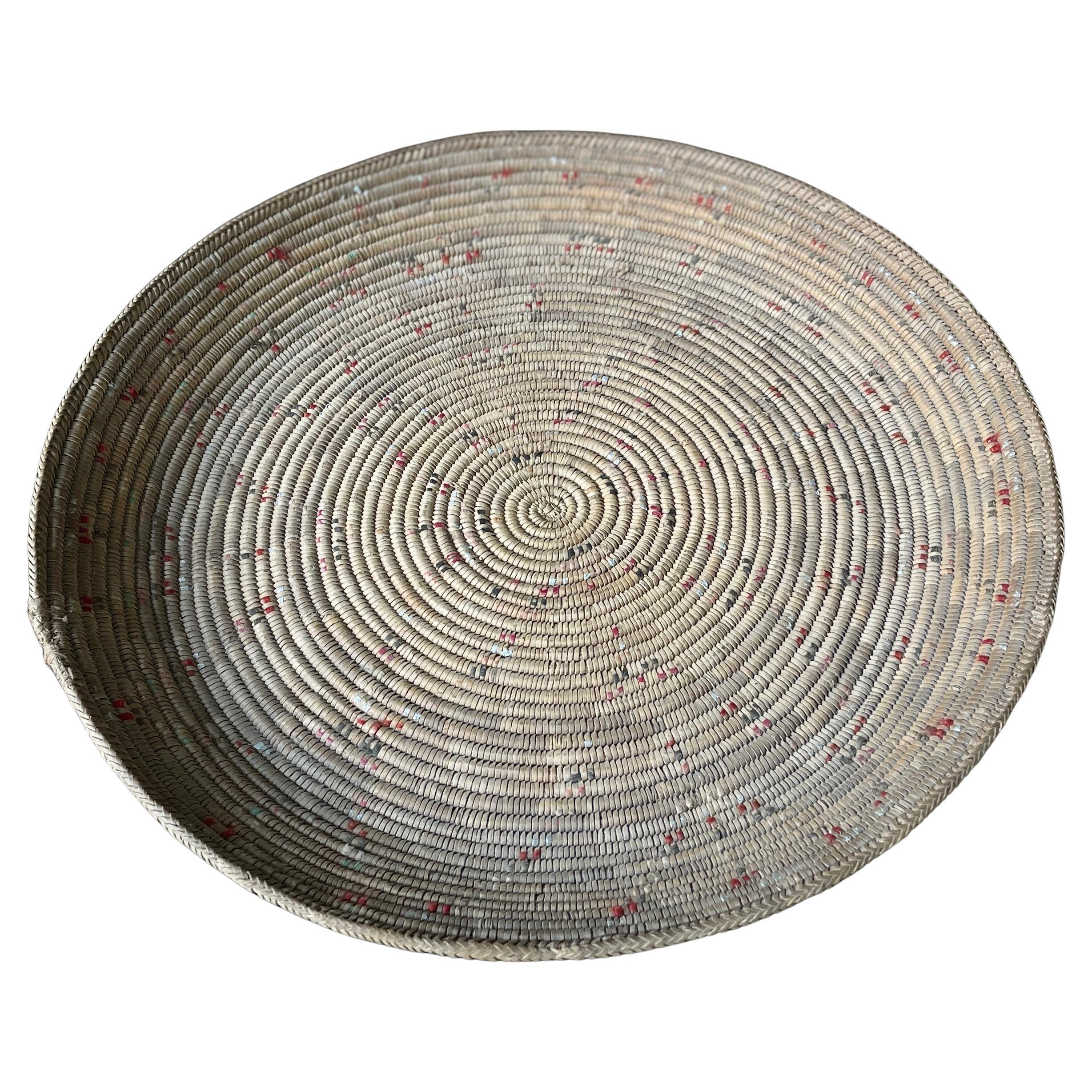 Ciotola a spirale in stile sud-occidentale d'epoca del Midcentury American Modern Craft in vendita