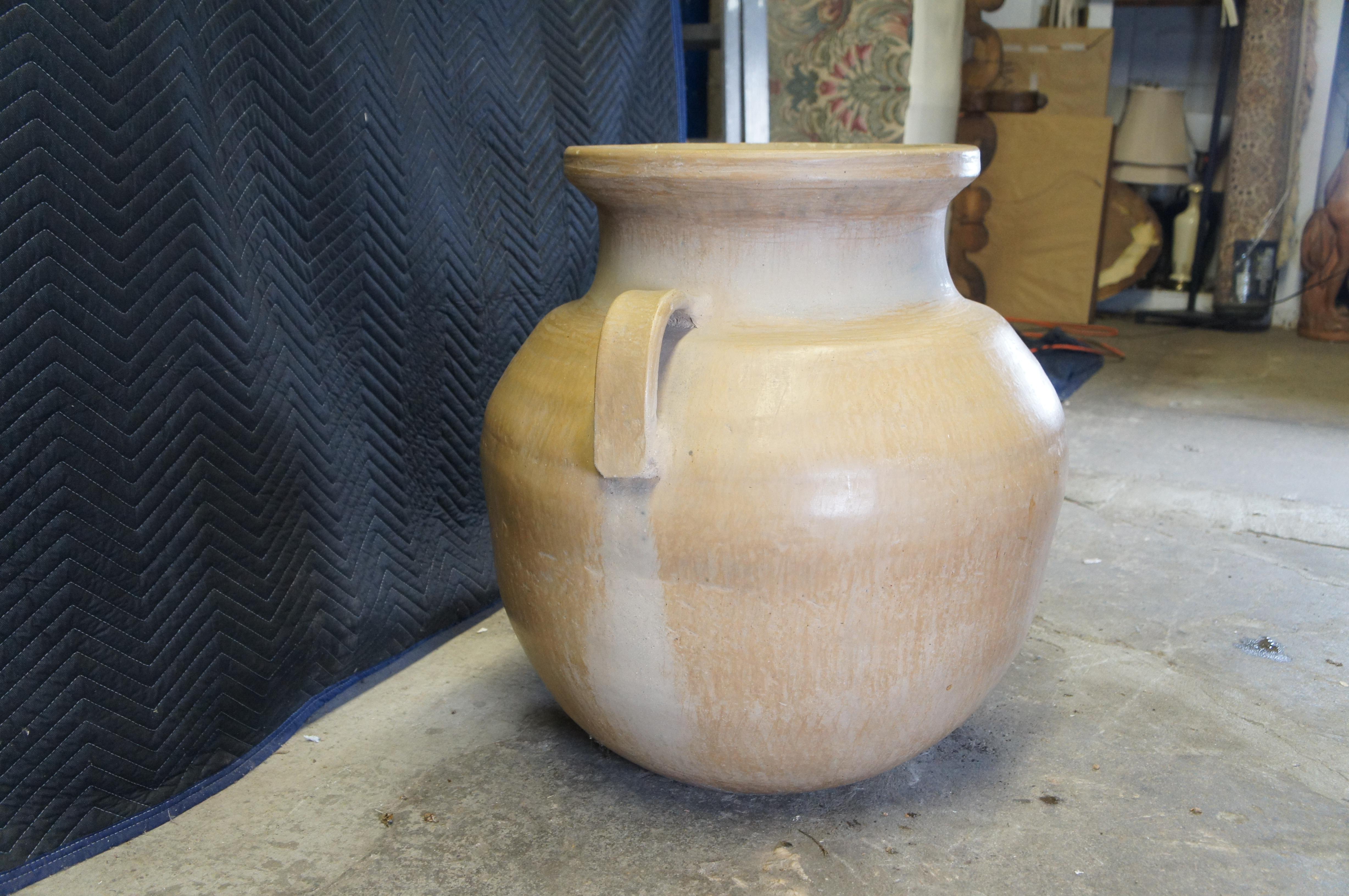 Vintage Southwestern Terracotta Planter Jardiniere Flower Pot Cachepot Urn 28