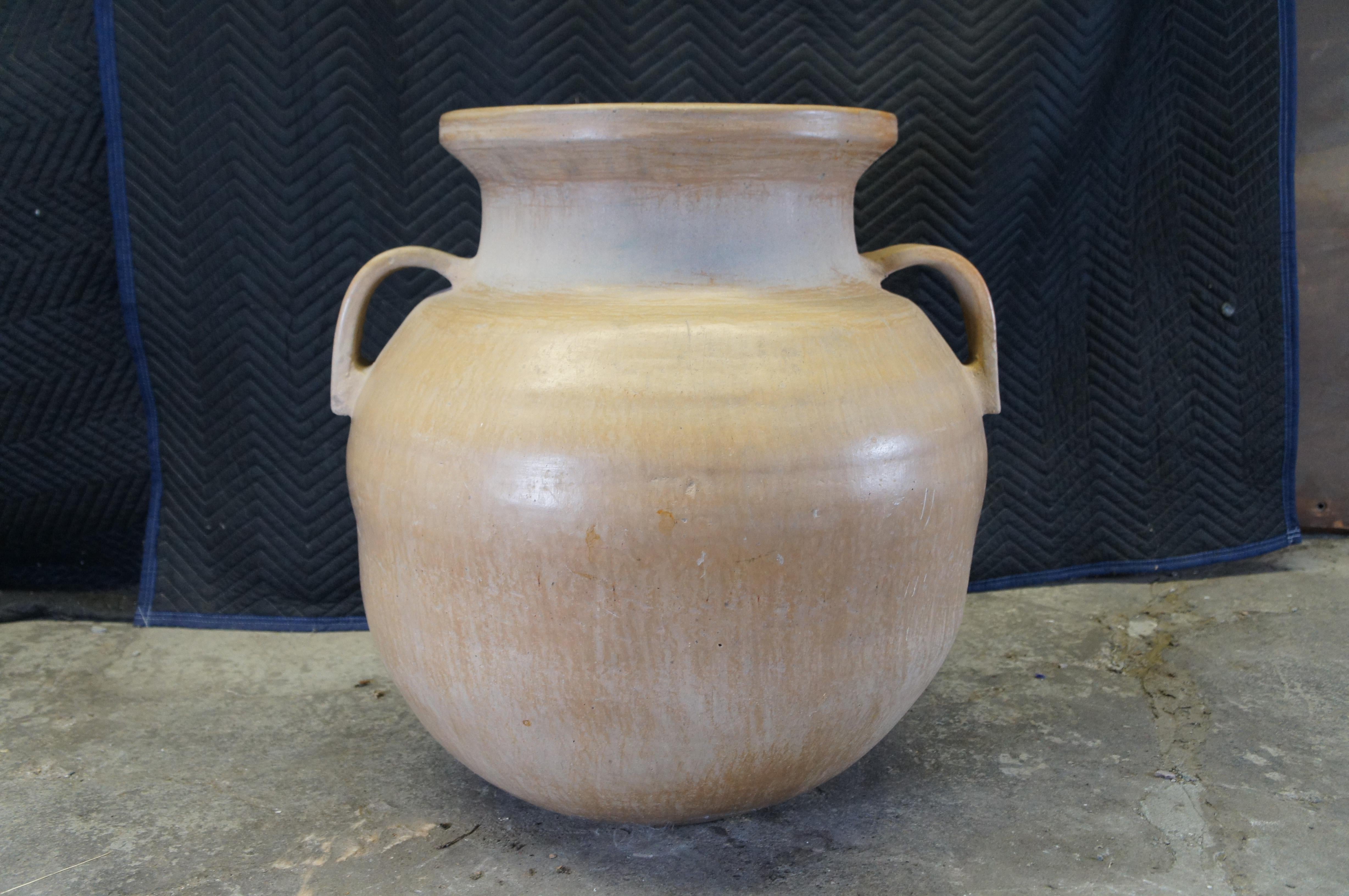 Vintage Southwestern Terracotta Planter Jardiniere Flower Pot Cachepot Urn 28