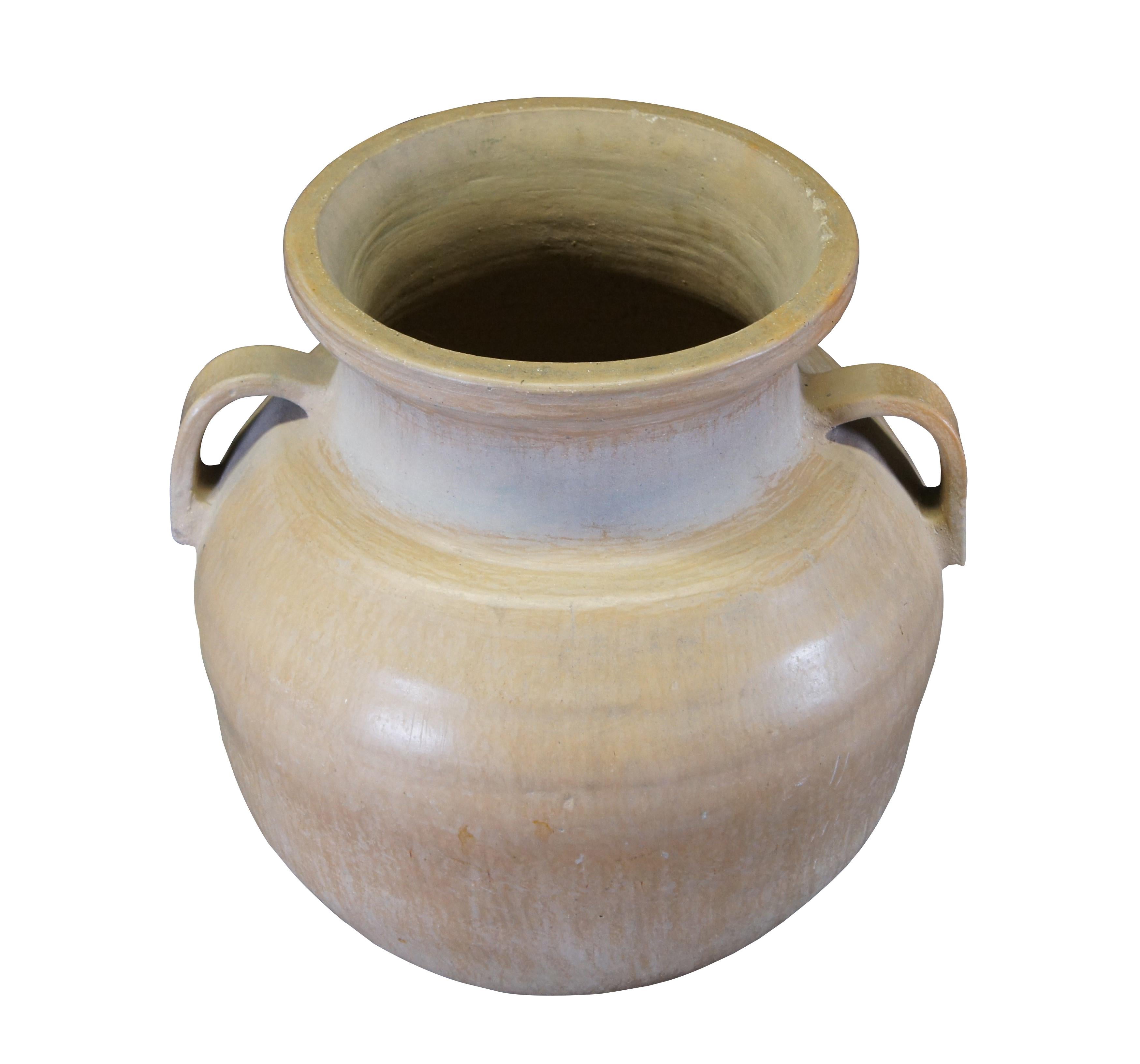 Vintage Southwestern Terracotta Planter Jardiniere Flower Pot Cachepot Urn 28