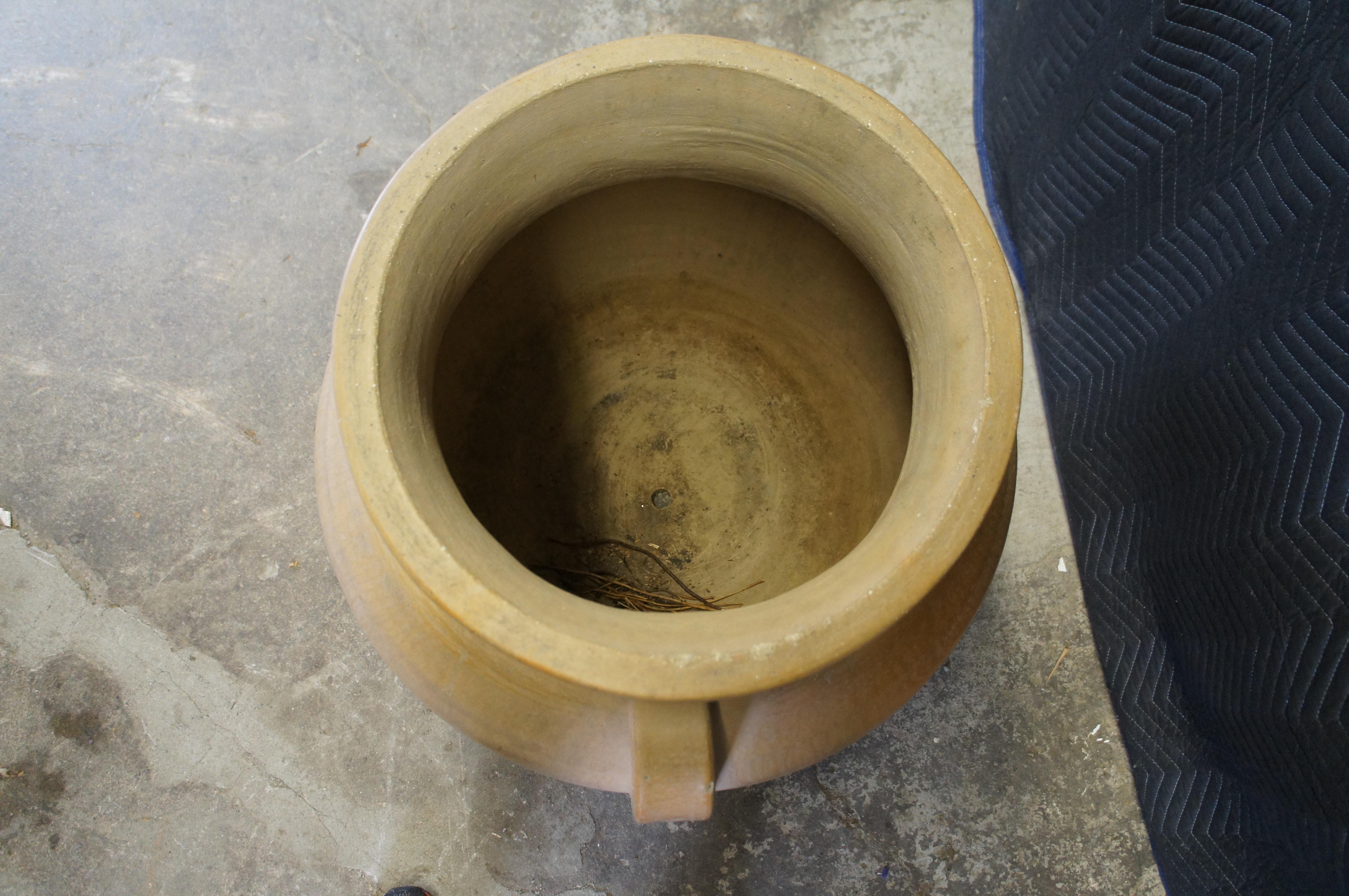 Vintage Southwestern Terracotta Planter Jardiniere Flower Pot Cachepot Urn 28