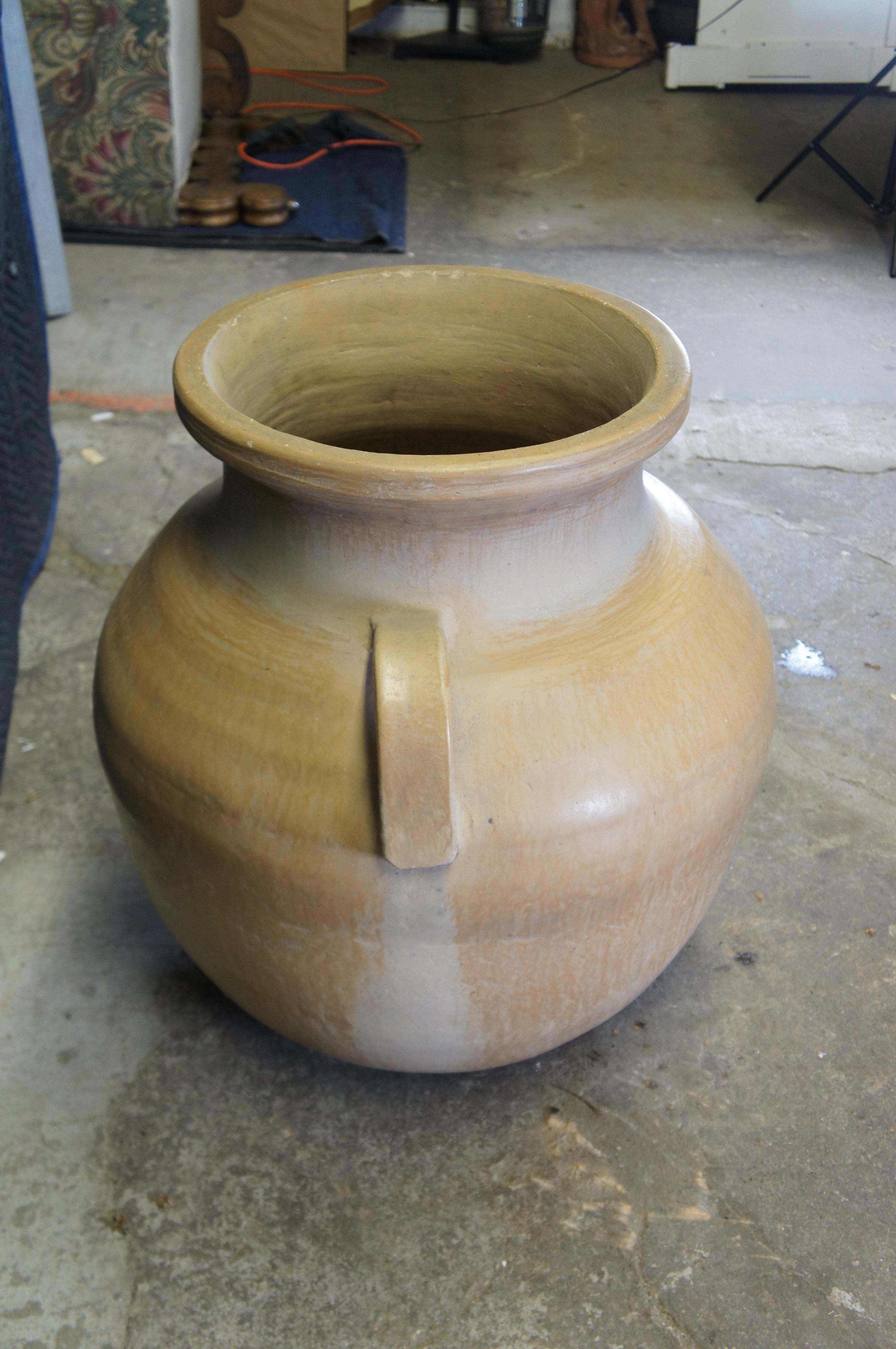 Vintage Southwestern Terracotta Planter Jardiniere Flower Pot Cachepot Urn 28