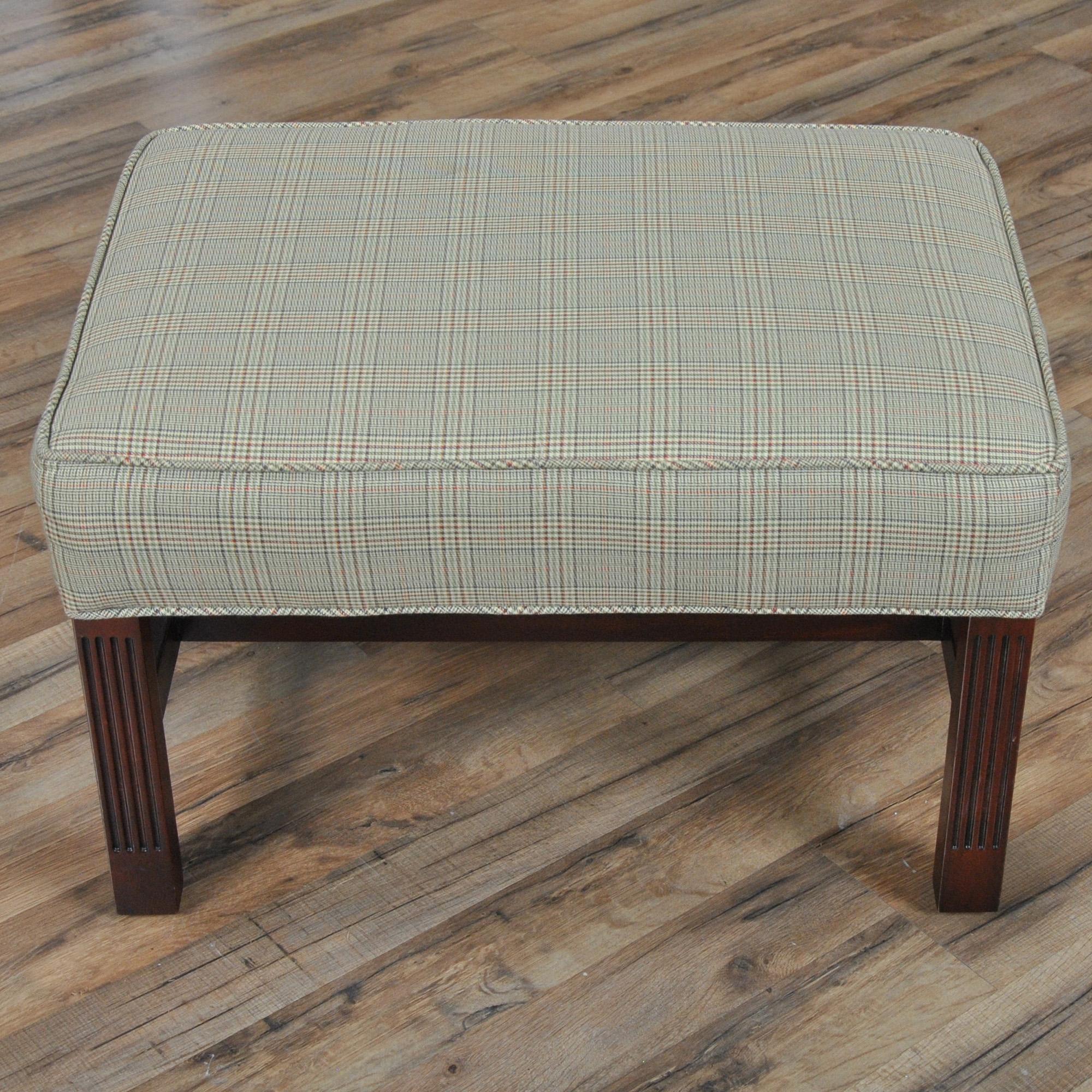 Mahogany Vintage Southwood Ottoman