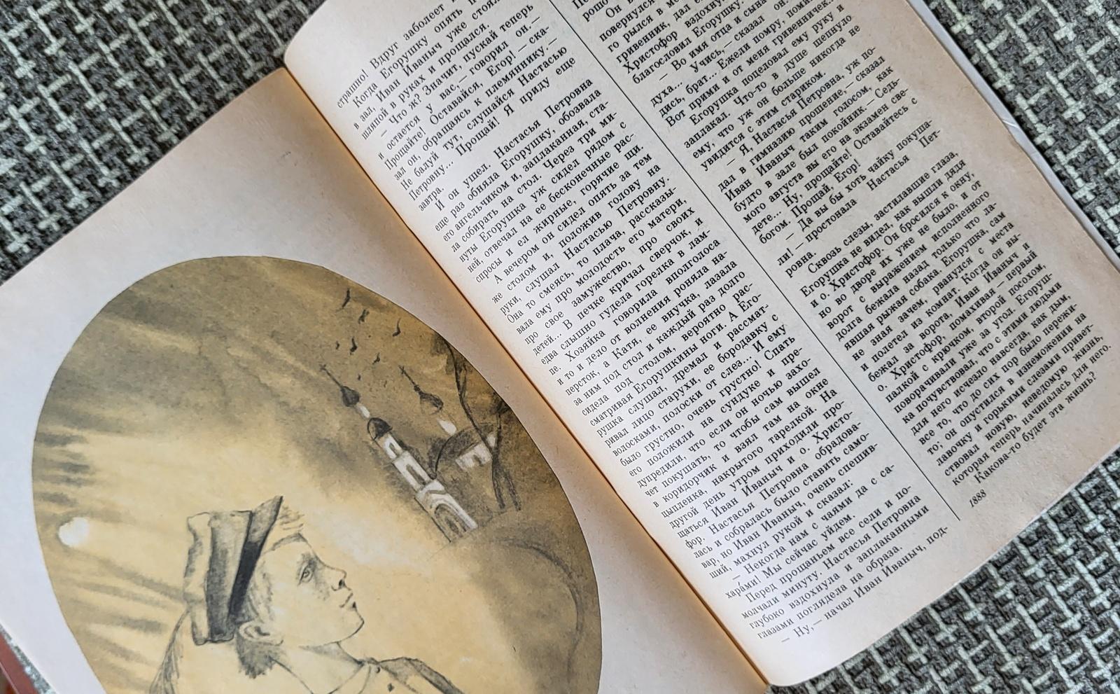 Livre soviétique d'époque : 'Steppe' par P & A Chekhov, circa 1989, 1J49 en vente 1