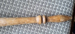 Vintage Soviet Era Hand-Carved Wooden Potato Masher, 1960s - 1J200