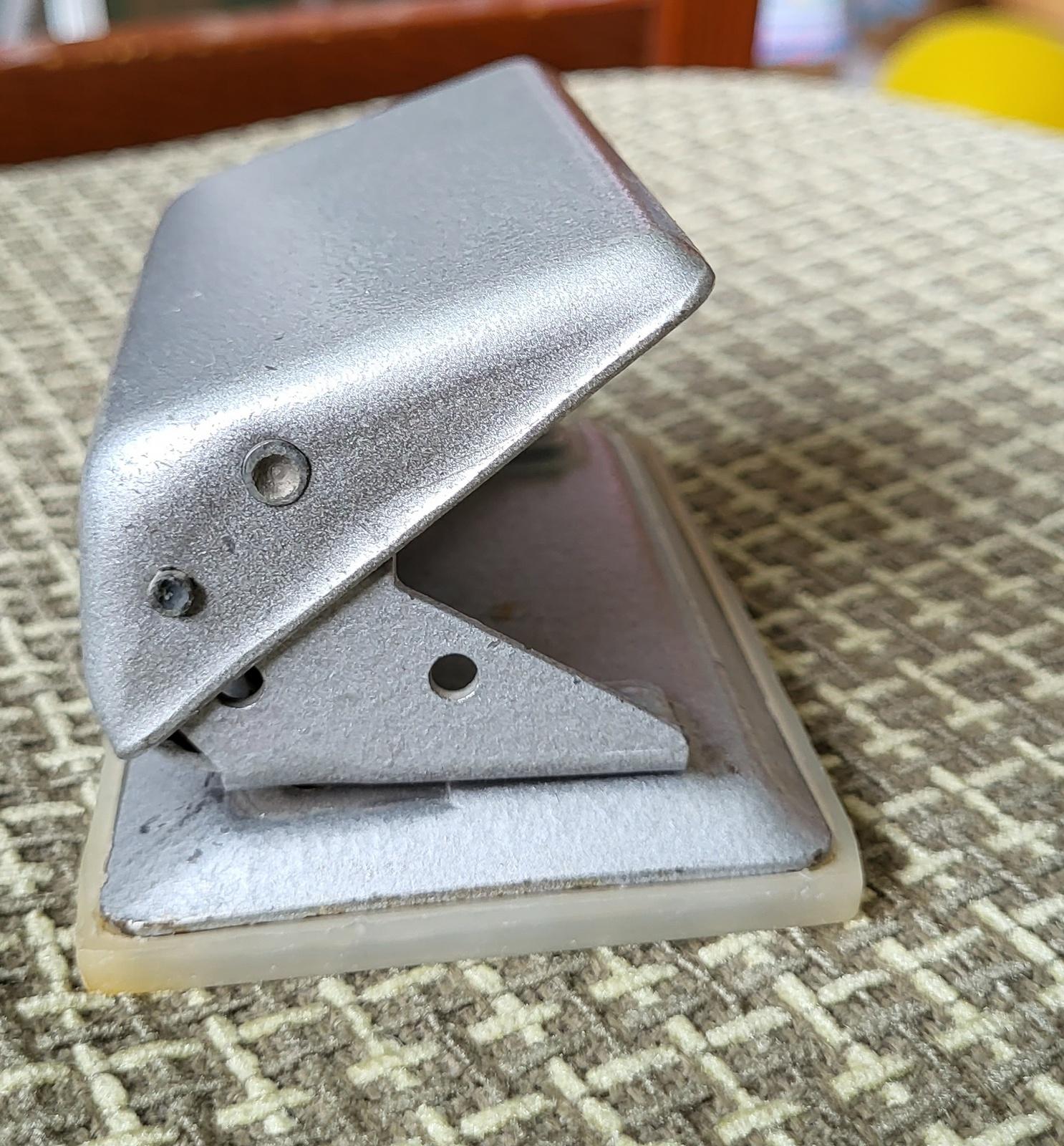 Late 20th Century Vintage Soviet Paper Punch: Delightful Hole Puncher from the Ussr, С.1986 1J35 For Sale