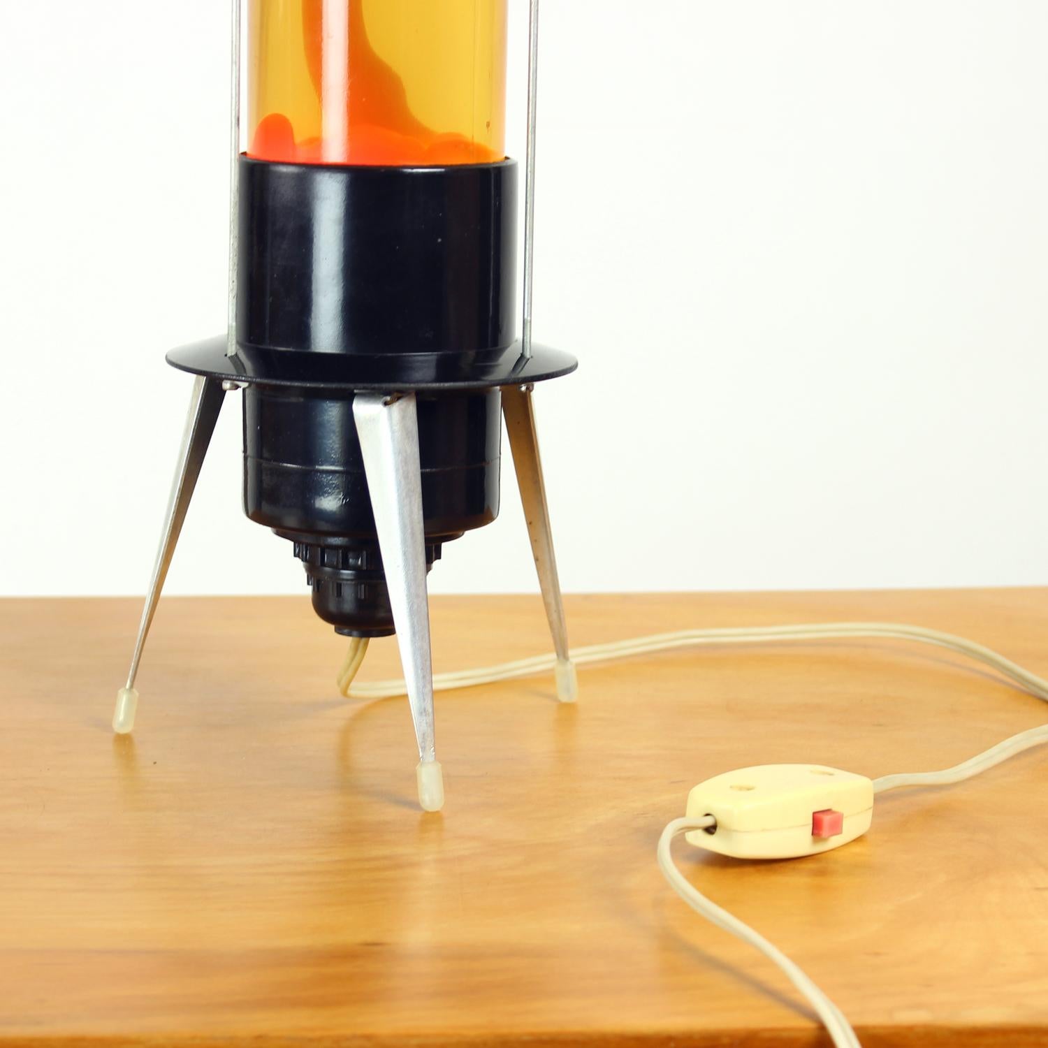 Vintage Soviet Space Age Lava Lamp, 1960s In Excellent Condition For Sale In Zohor, SK