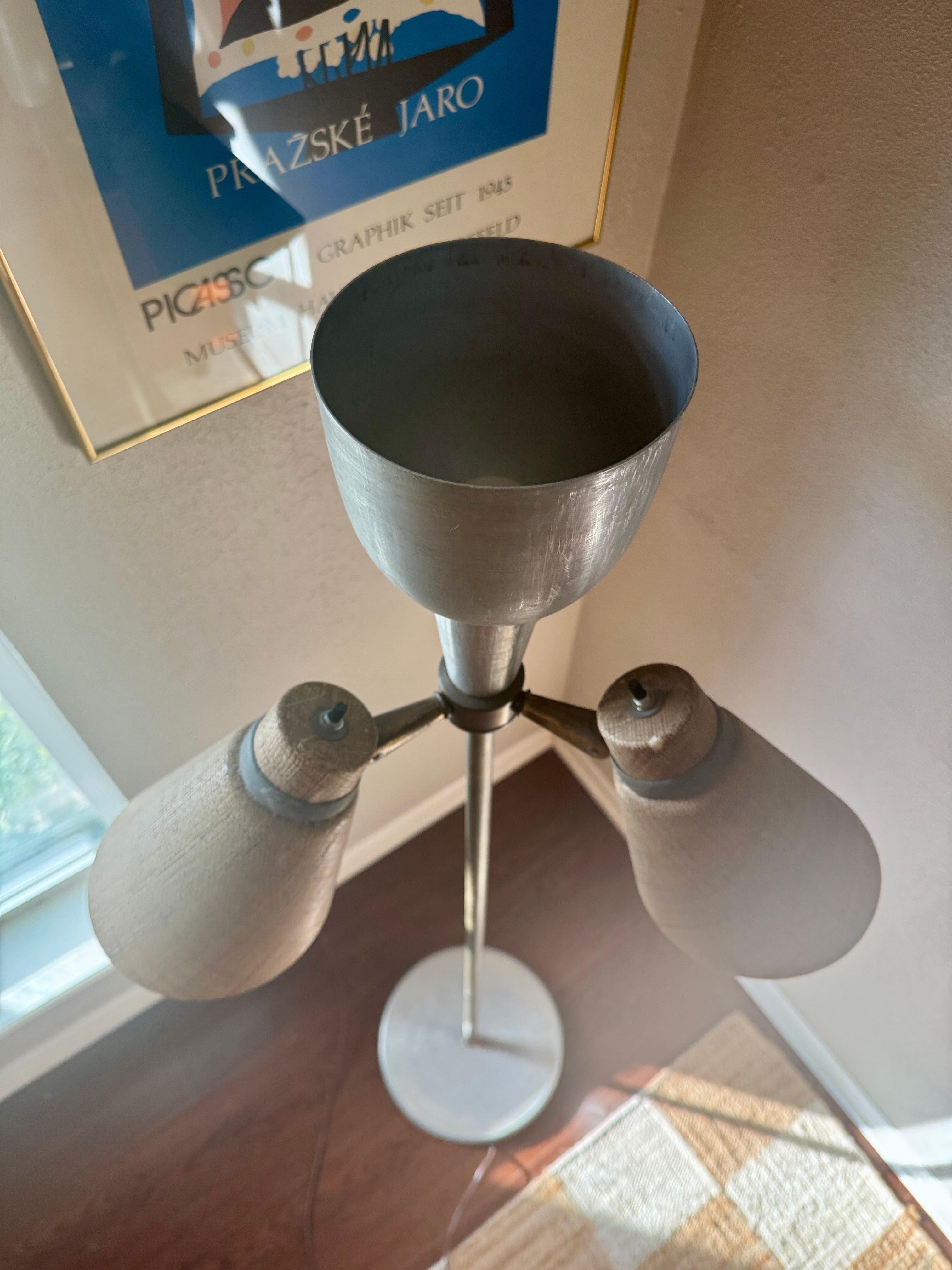 Lampadaire Vintage A Space Light à 4 lumières, circa 1960s en vente 8