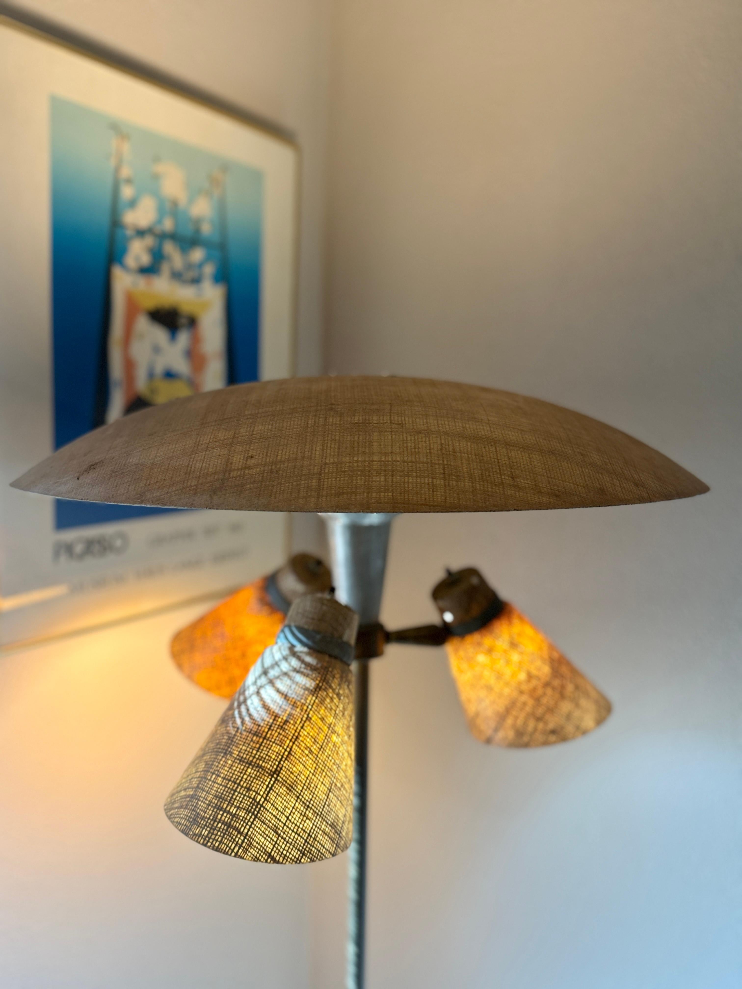 Lampadaire Vintage A Space Light à 4 lumières, circa 1960s en vente 3