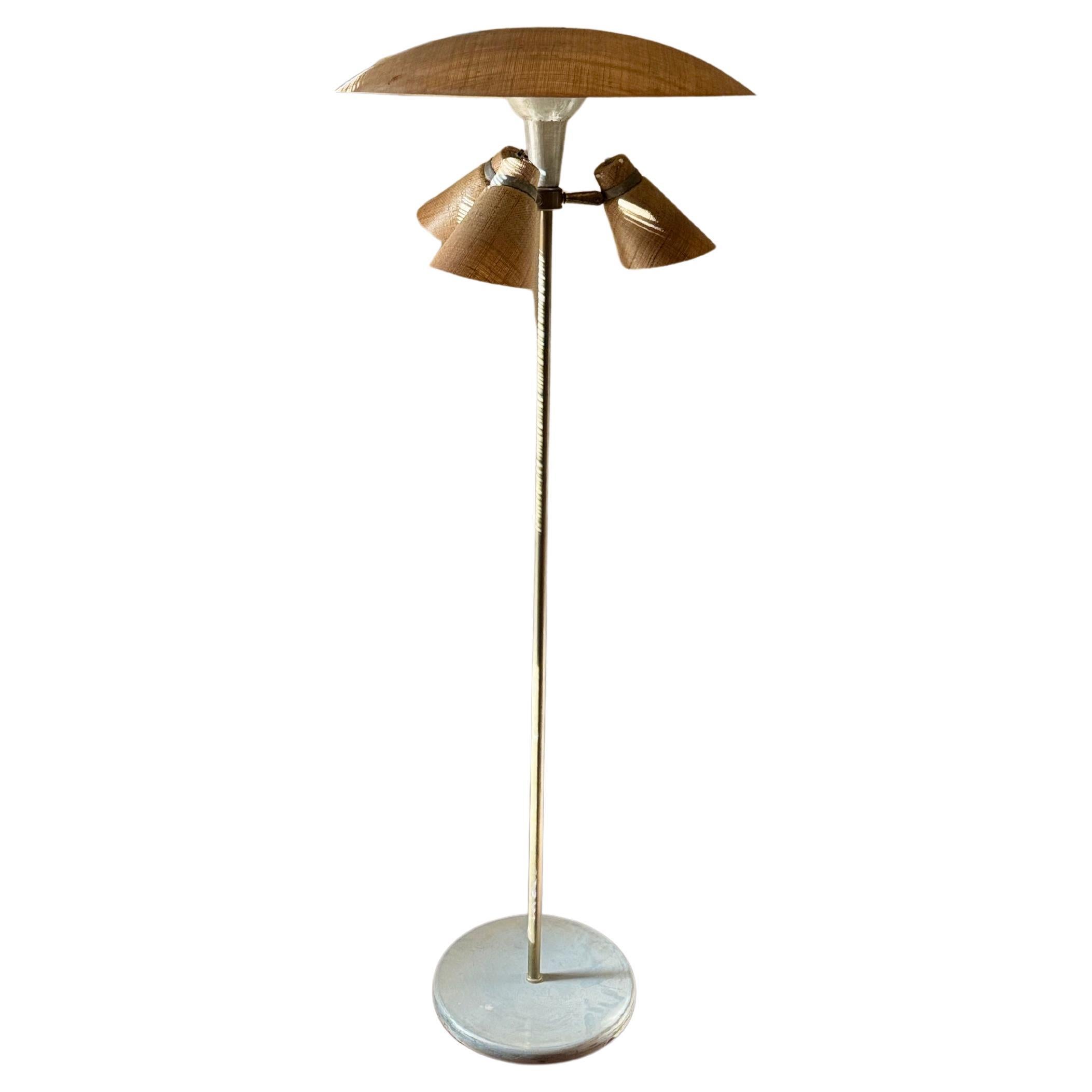 Lampadaire Vintage A Space Light à 4 lumières, circa 1960s