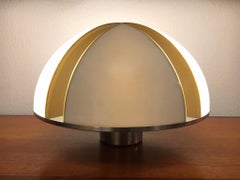 Vintage Space Age Pilz-Tischlampe aus Acryl und Stahl, Space Age, ca. 1970er Jahre