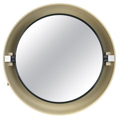 Vintage Space Age Allibert Backlit Mirror mod. A40- Mid-Century Modern