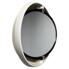 Vintage Space Age Allibert Oval Backlit Mirror - Mid-Century Modern