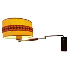 Lampada da parete vintage A Space Age Art Deco, metà del secolo scorso