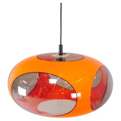 vintage space age ceiling lamp by massive lighting style of Luigi Colani