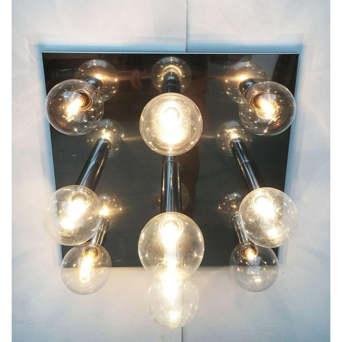 Vintage Space Age Ceiling Lamp by Motoko Ishii for Staff, 1970s For Sale 6