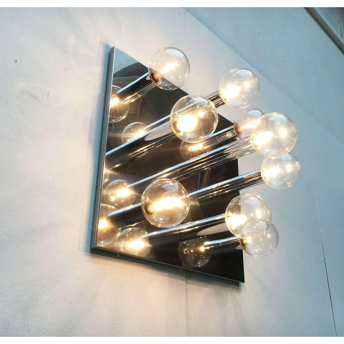 German Vintage Space Age Ceiling Lamp by Motoko Ishii for Staff, 1970s For Sale