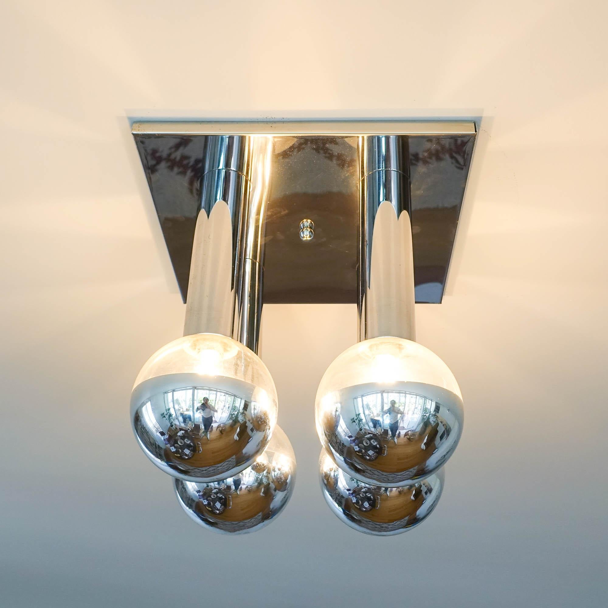 Vintage Space Age Ceiling Lamp by Motoko Ishii for Staff, 1970s In Good Condition In Lisboa, PT