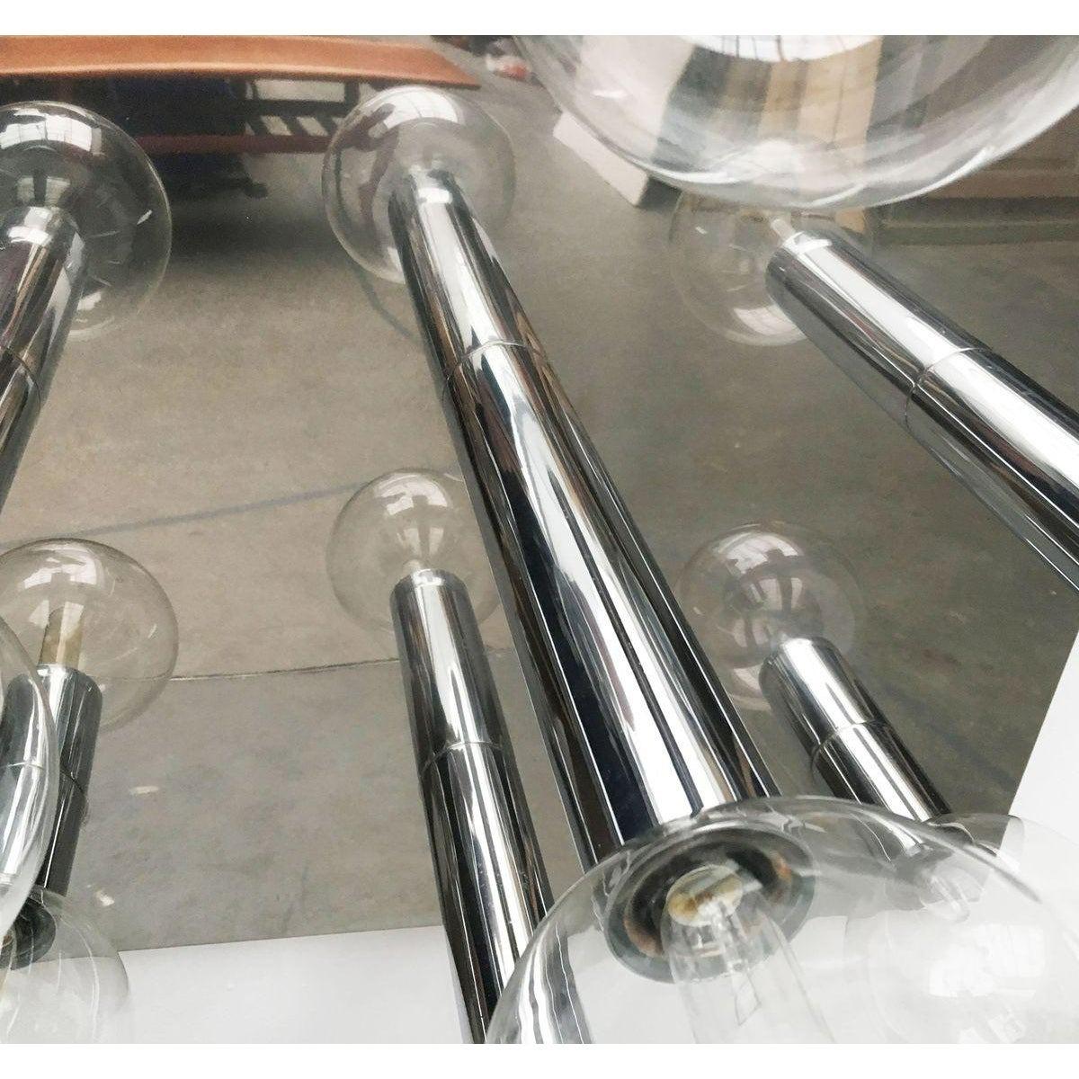 Metal Vintage Space Age Ceiling Lamp by Motoko Ishii for Staff, 1970s For Sale