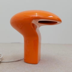 lampada vintage in ceramica dell'era spaziale - anni '70